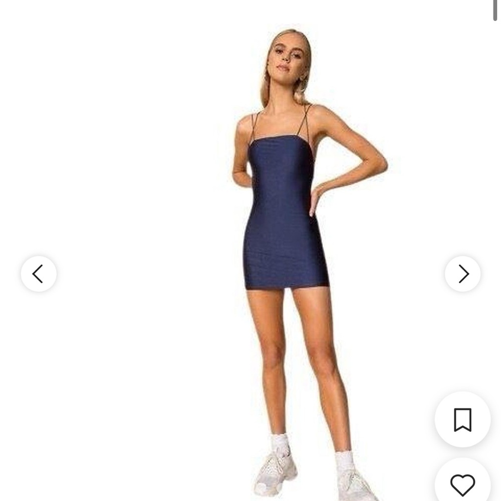 Superdown (Revolve) Elegant Blue Spaghetti Strap … - image 3